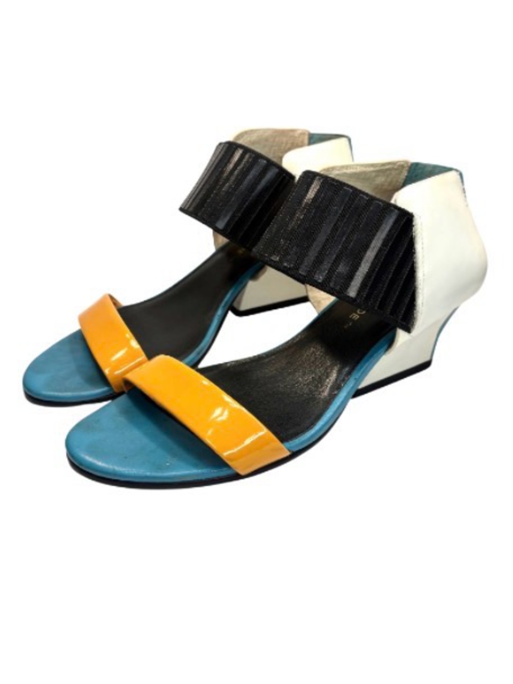 United Nude Colorblock Leather Heeled Sandals | 38 - Picture 3 of 10
